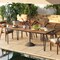 Costway 79" Outdoor Dining Table 8-Person Patio Table with 1.9" Umbrella Hole